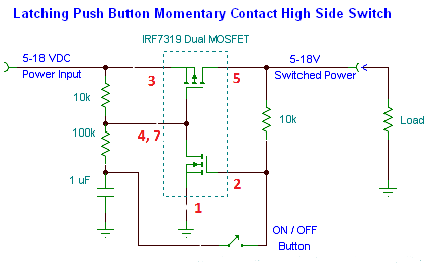 High power switch. High Side Switch схема. Power Switch MOSFET circuit. High Side MOSFET Switch. Push Switch схема.