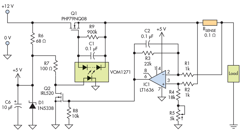 0-6V @ 1.5A Adjustable Power Supply With Current Limit using LT3081 